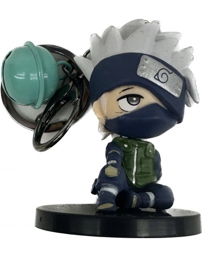 Брелок для ключей Наруто Hatake Kakashi, 6 см с подставкой 