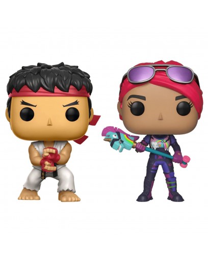 Фигурка Funko POP! Games: Fortnite: Ryu & Brite Bomber 2PK 61189 