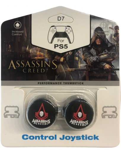 Насадки на стики Thumbstick Assassin's Creed (Black) (PS4 / PS5) 