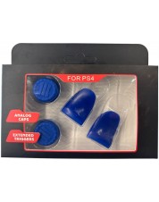 Насадки на стики + триггеры Simple Trigger Set (COD Blue) (PS4)