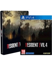 Resident Evil 4 Remake - Steelbook Edition (русская версия) (PS4)