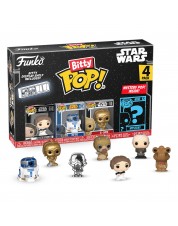 Фигурка Funko Bitty POP!: Star Wars S2: Princess Leia+R2-D2+C-3PO+Mystery (1 of 4) 4PK 71512
