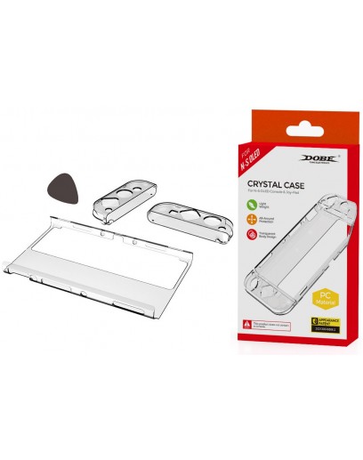 Пластиковый защитный чехол Dobe Crystal Case для Nintendo Switch OLED (TNS-1133B) 