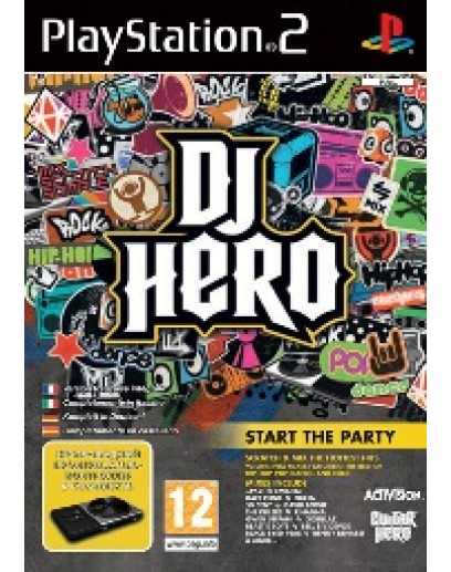 DJ Hero Turntable Kit (игра + контролер) (PS2) 