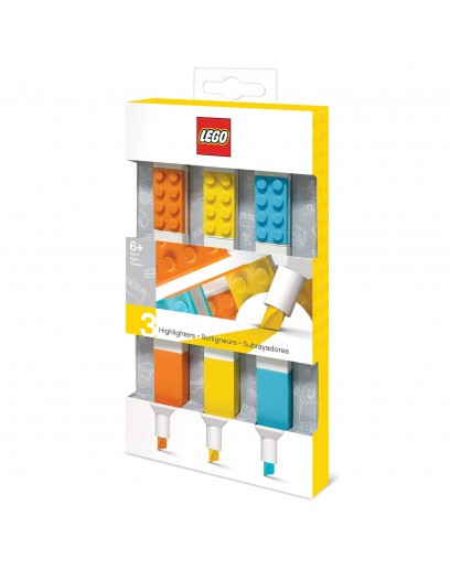 Набор цветных маркеров IQHK LEGO Classic (оранжевый, желтый, голубой) 3 шт 16CM 516857 