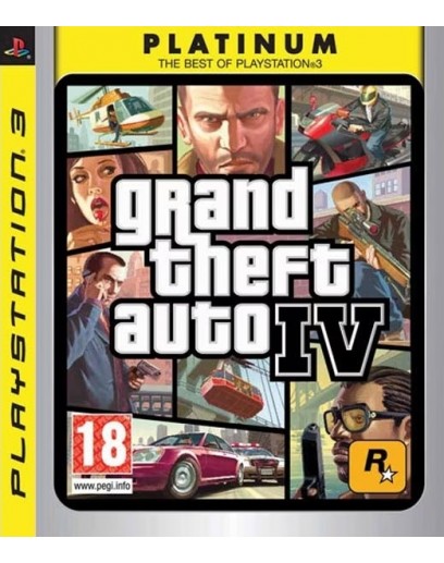 Grand Theft Auto IV (английская версия) (PS3) 