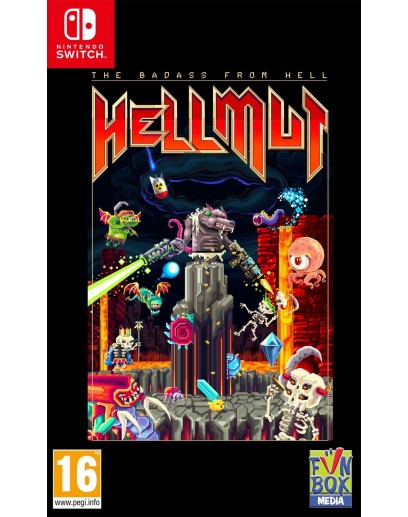 Hellmut: The Badass from Hell (русские субтитры) (Nintendo Switch) 