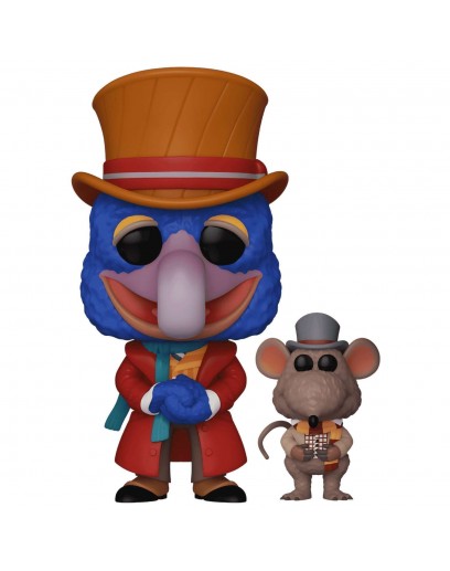 Фигурка Funko POP! Movies: Disney: Muppets Christmas Carol: Charles Dickens w/Rizzo 72413 