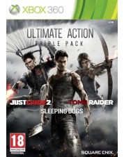 Ultimate Action Triple Pack (Just Cause 2, Sleeping Dogs, Tomb Raider) (Xbox 360)