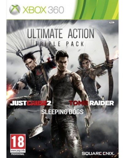 Ultimate Action Triple Pack (Just Cause 2, Sleeping Dogs, Tomb Raider) (Xbox 360) 