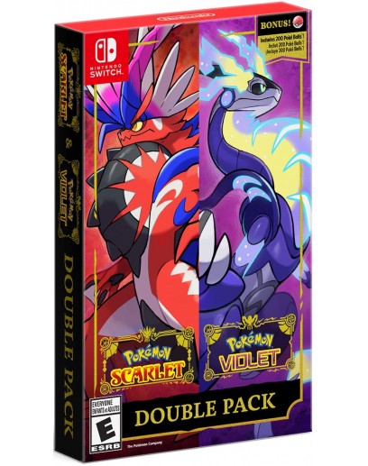 Pokemon Scarlet and Pokemon Violet Double Pack (Nintendo Switch) 