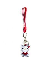 Брелок для ключей Hello Kitty, 5 см красный