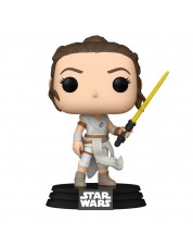 Фигурка Funko POP! Bobble: Star Wars Ep 9: Rey w/ Yellow Saber 51482