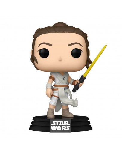 Фигурка Funko POP! Bobble: Star Wars Ep 9: Rey w/ Yellow Saber 51482 