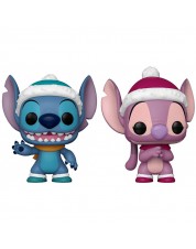 Фигурка Funko POP! Vinyl: Disney: Lilo & Stitch: Winter Stitch & Angel (Exc) 2PK 59181