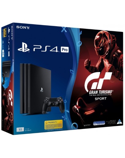 Игровая приставка Sony PlayStation 4 Pro 1 ТБ + Gran Turismo Sport 
