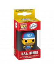 Брелок Funko Pocket POP! Keychain: Simpsons: USA Homer (54402) 53761-PDQ