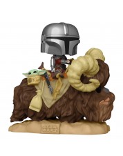 Фигурка Funko POP! Bobble: Star Wars: Mandalorian: Mandalorian w/ Child on Bantha 52373