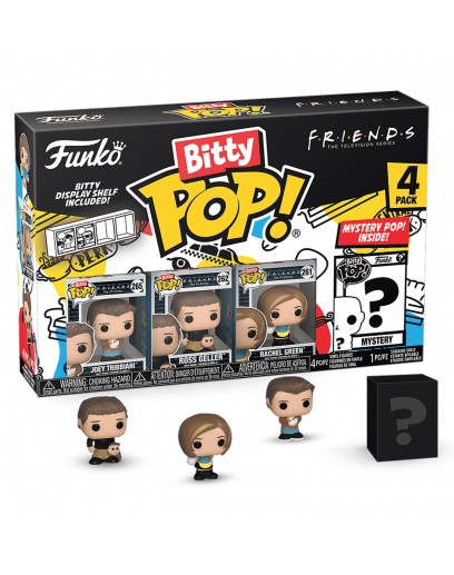 Фигурка Funko Bitty POP!: Friends S2: Joey Tribbiani+Ross Geller+Rachel Green+Mystery (1 of 4) 4PK 73049 
