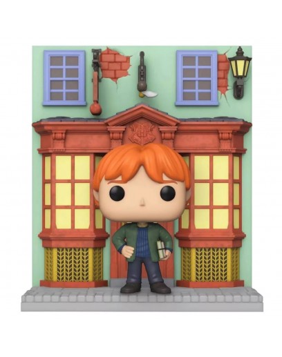 Фигурка Funko POP! Deluxe: Harry Potter: Diagon Alley Ron Weasley Quidditch Supplies Store (Exc) 58125 