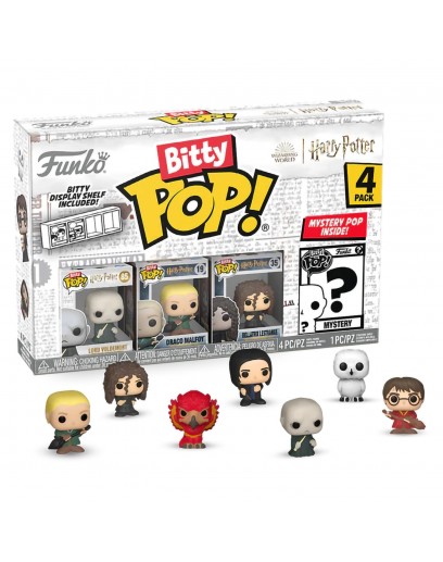 Фигурка Funko Bitty POP!: Harry Potter S4: Voldemort+Draco+Bellatrix+Mystery (1 of 4) 4PK 71318 