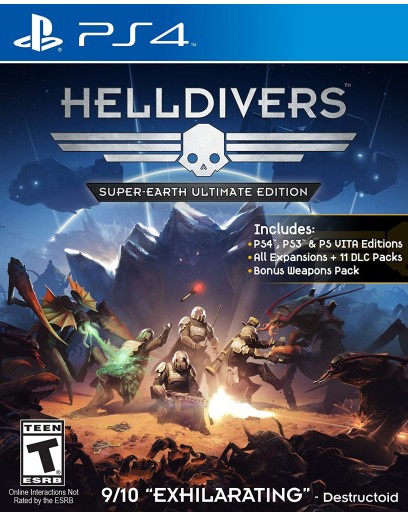 Helldivers Ultimate Edition (русские субтитры) (PS4) 