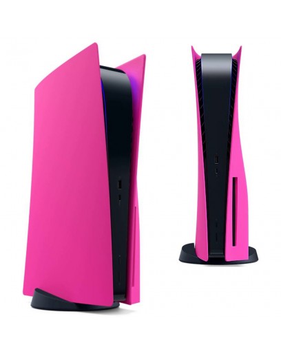 Съёмные боковые панели для Sony PlayStation 5 (Розовый) (0582) (PS5) 
