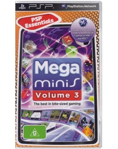 Mega Minis Volume 3 (PSP) 