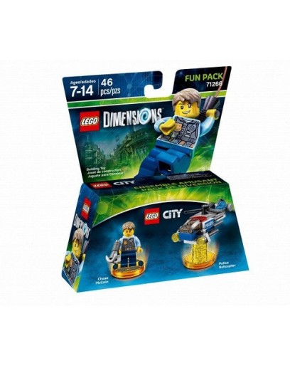 LEGO Dimensions Fun Pack - LEGO City (Chase McCain, Police Chopper) 