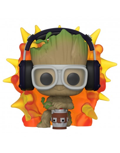 Фигурка Funko POP! Bobble: Marvel: I Am Groot: Groot With Detonator 70653 