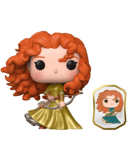 Фигурка Funko POP! Disney: Ultimate Princess: Merida (Gold) with Pin (Funko Shop Exclusive) 56594 