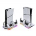 Вертикальная подставка Dobe Multi-Function Cooling Charging Dock для PS5 Slim/PS5 (TP5-35103) 