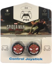 Насадки на стики Thumbstick Spider-Man (Black) (PS4 / PS5)