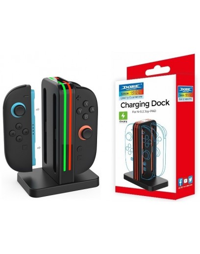 Зарядная станция Dobe Charging Dock для Joy-Con 2 (TNS-3171) (Nintendo Switch 2) 