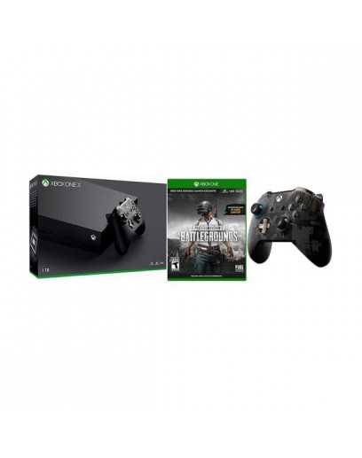 Игровая приставка Microsoft Xbox One X 1 ТБ + Игра Playerunknown's Battlegrounds 