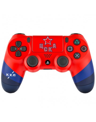 Беспроводной геймпад Sony Dualshock 4 КХЛ ЦСКА 