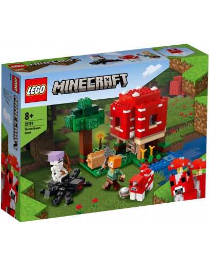 Конструктор LEGO Minecraft 21179 Грибной дом 