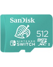 Карта памяти SanDisk microSDXC 512Gb (Animal Crossing) для Nintendo Switch (SDSQXAO-512G-GNCZN)