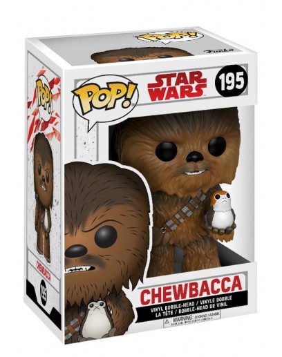 Фигурка Funko POP! Bobble: Star Wars: The Last Jedi: Chewbacca w/ Porg 14748 