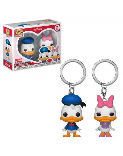 Брелок Funko POP! Keychain: Disney: Donald: 2PK Donald & Daisy 36373-PDQ 