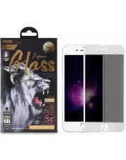 Защитное стекло для iPhone 7 / 8 Plus Антишпион Remax Emperor Series 9D (GL-35) - Белое