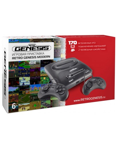 Игровая приставка SEGA Retro Genesis Modern + 170 игр 