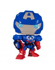 Фигурка Funko POP! Bobble: Marvel: Avengers Mech Strike: Captain America (Exc) 10" 55826