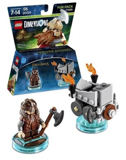 LEGO Dimensions Fun Pack - The Lord of the Ring (Gimli, Axe Chariot) 