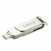 Флешка Hama "C-Rotate Pro" USB-C 3.1/3.0, 128GB, 90MB/s, silver 