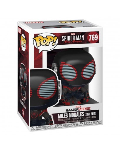 Фигурка Funko POP! Bobble: Marvel: Games: Miles Morales: Miles 2020 Suit 50154 
