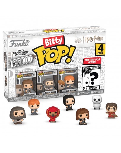 Фигурка Funko Bitty POP!: Harry Potter S2: Hermione+Hagrid+Ron+Mystery (1 of 4) 4PK 71316 