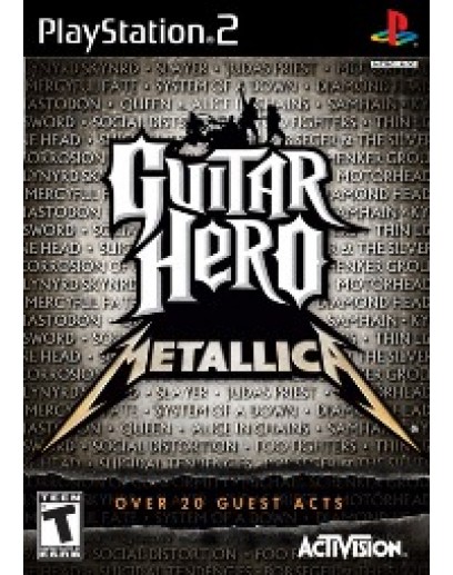Guitar Hero Metallica (игра + гитара) (PS2) 