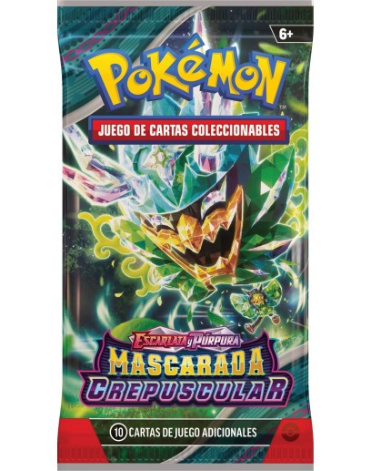 Коллекционные карточки Pokemon TCG: Scarlet & Violet Twilight Masquerade Booster Pack (10 Cards) (Spain) 