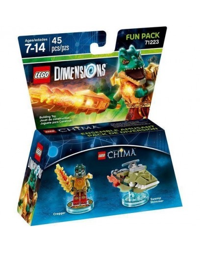 LEGO Dimensions Fun Pack Lego Legend of Chima (Cragger, Swamp Skimmer) 